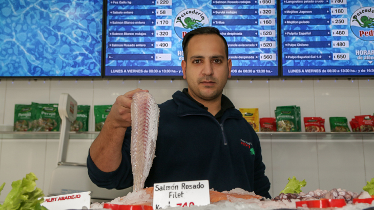 Prometeo fishmongers manage their digital signage with Dex Manager