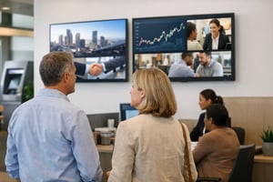 Digital Signage for Bank Branches That Performs