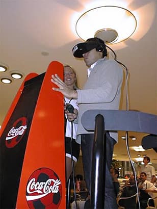 Jogo de realidade virtual para a Coca-Cola